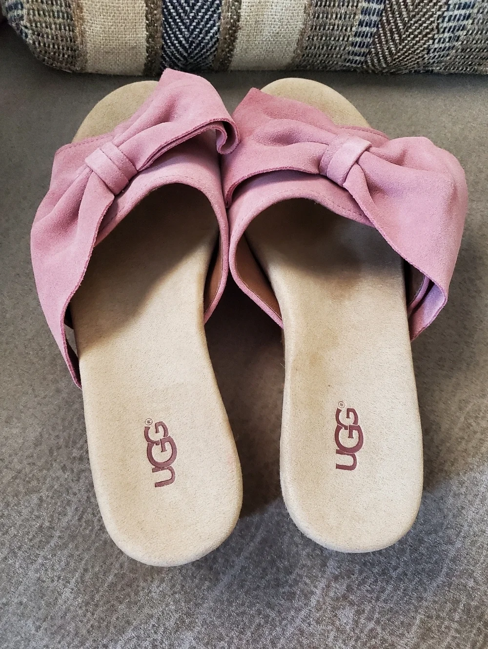 UGG JAYCEE ARROYO WEDGE ESPADRILLES SLIP ON SHOES sz US 8 In Pink Dawn